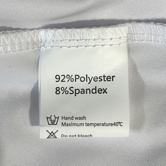 We 1 Fit Women's Golf/Tennis Skort Pleated Blk/Wht Shorts Size-M NWT - Picture 8 of 10